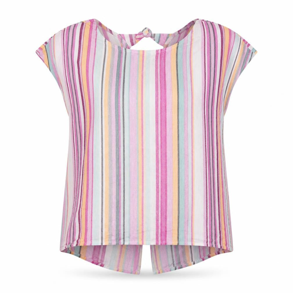 SHEIN  Womens Multicoloured Striped  Basic Blouse Size L