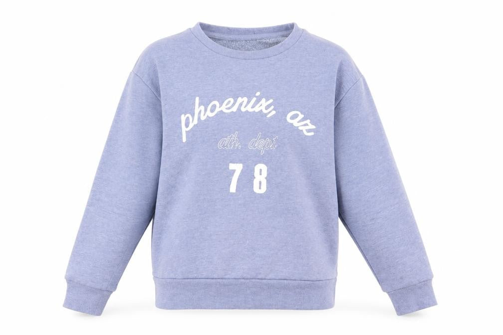 PRIMARK  Womens Blue Geometric  Pullover Sweatshirt Size 4