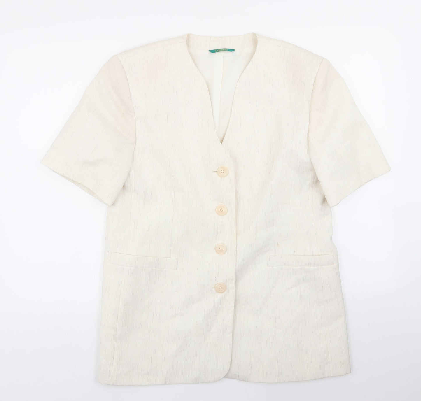 CANADA  Womens Ivory   Jacket Blazer Size 14