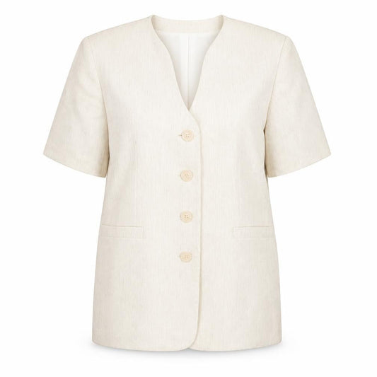 CANADA  Womens Ivory   Jacket Blazer Size 14