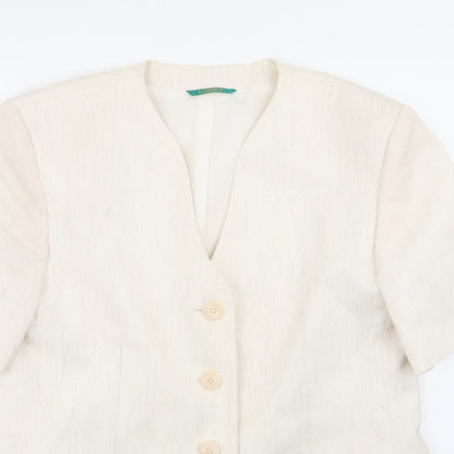 CANADA  Womens Ivory   Jacket Blazer Size 14
