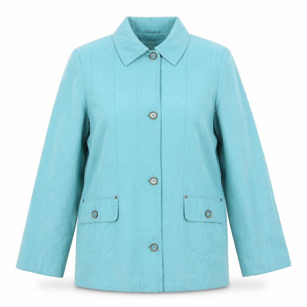 EWM Womens Blue   Jacket Coat Size 14