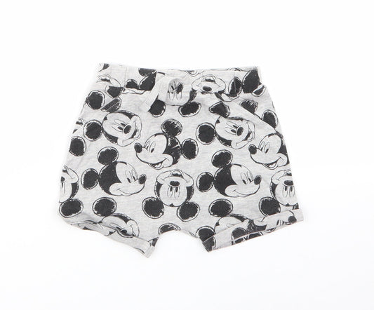 George Boys Grey Animal Print  Capri Trousers Size 12-18 Months