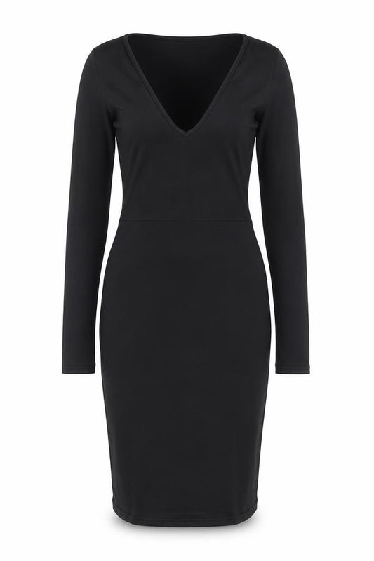 PRETTYLITTLETHING Womens Black   Bodycon  Size 4