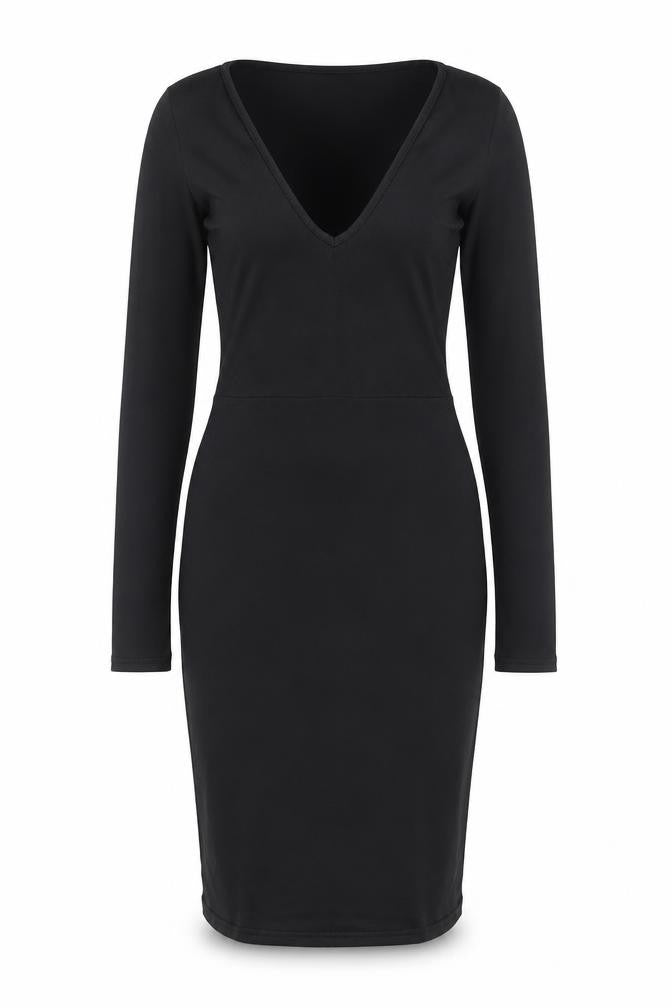 PRETTYLITTLETHING Womens Black   Bodycon  Size 4