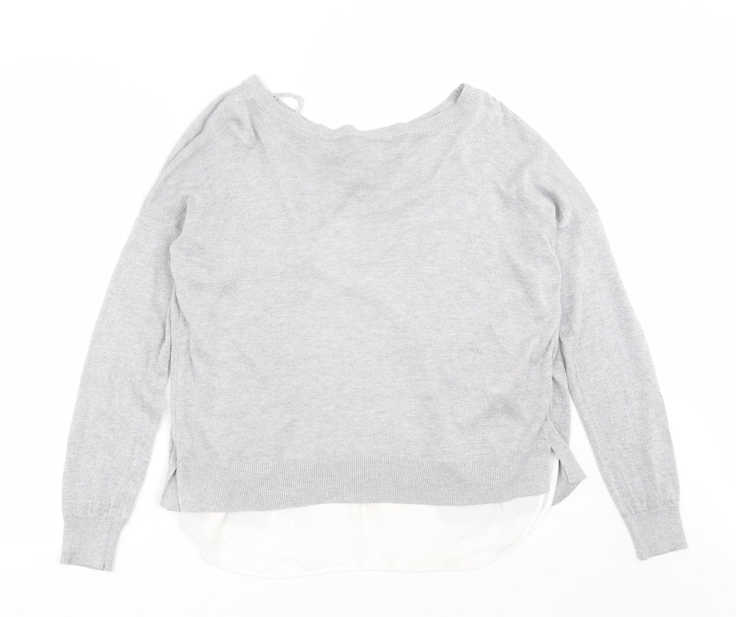 Only Our Story Womens Grey   Pullover Jumper Size L