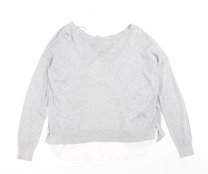 Only Our Story Womens Grey   Pullover Jumper Size L