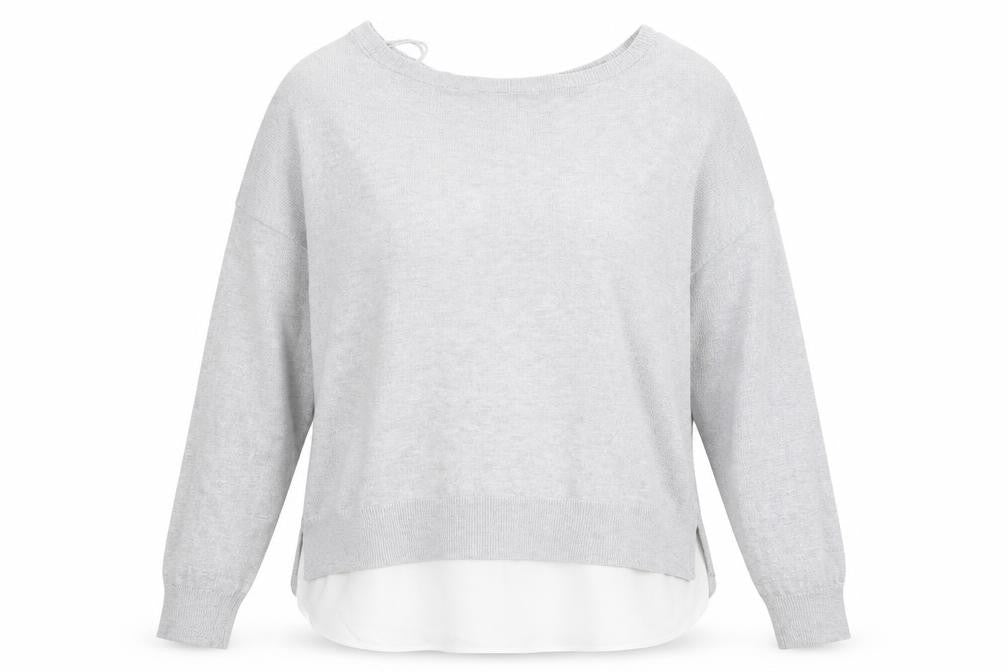 Only Our Story Womens Grey   Pullover Jumper Size L