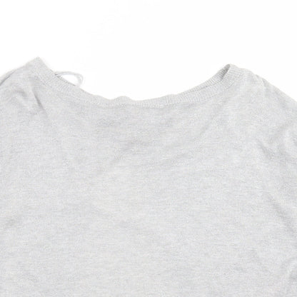 Only Our Story Womens Grey   Pullover Jumper Size L