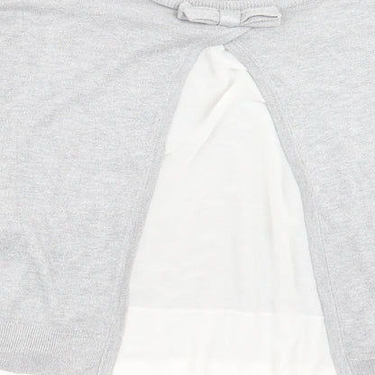 Only Our Story Womens Grey   Pullover Jumper Size L
