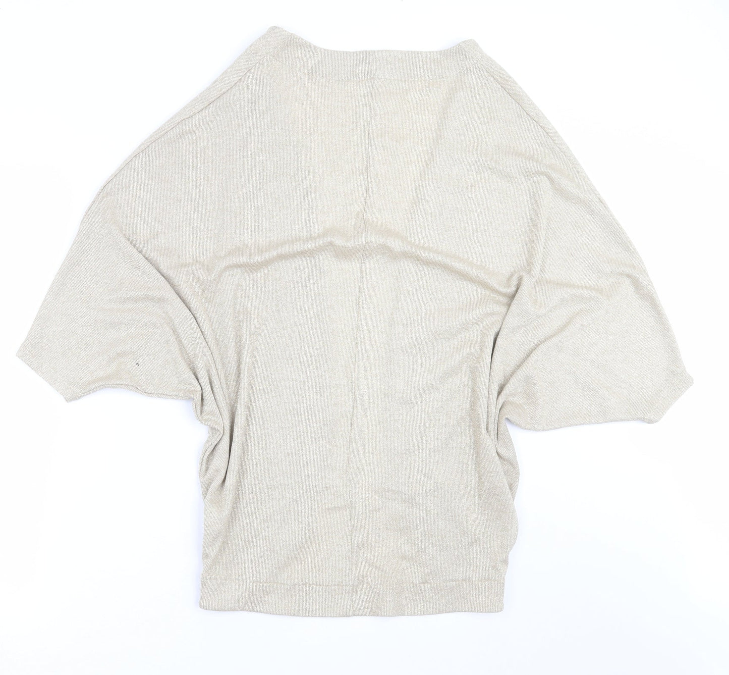 River Island Womens Gold   Cardigan Jumper Size 10