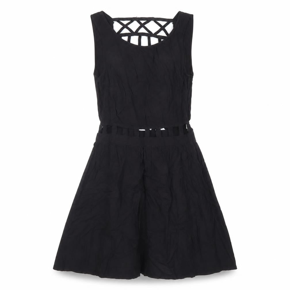 H&M Womens Black   A-Line  Size 8