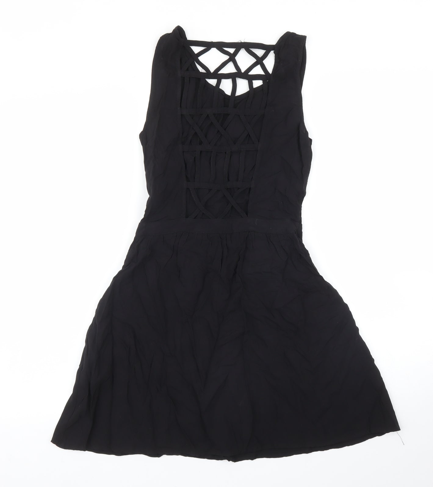 H&M Womens Black   A-Line  Size 8
