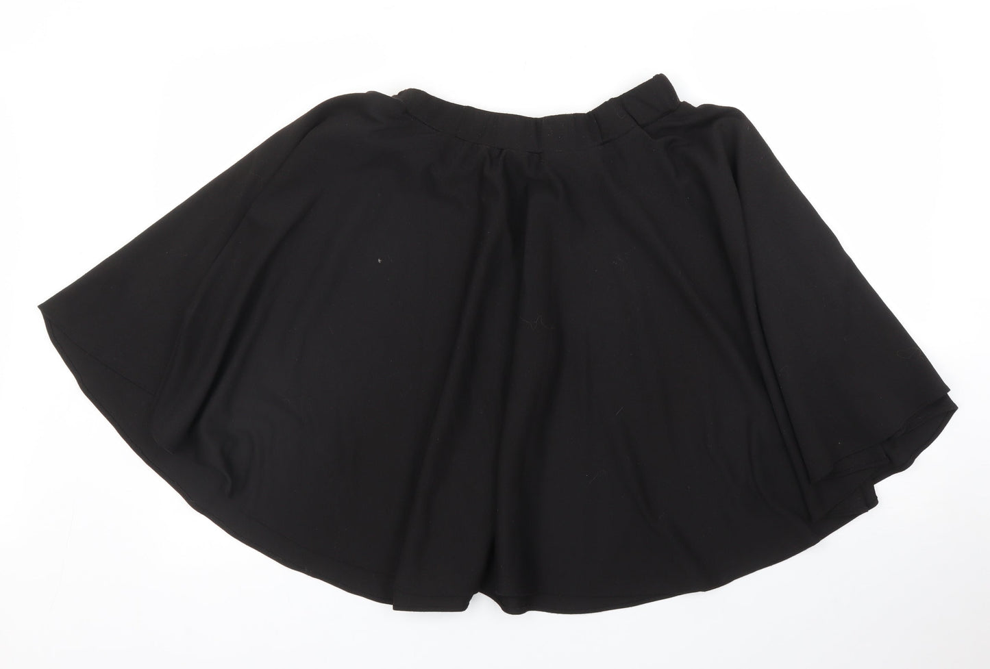 Preworn Womens Black   A-Line Skirt Size L