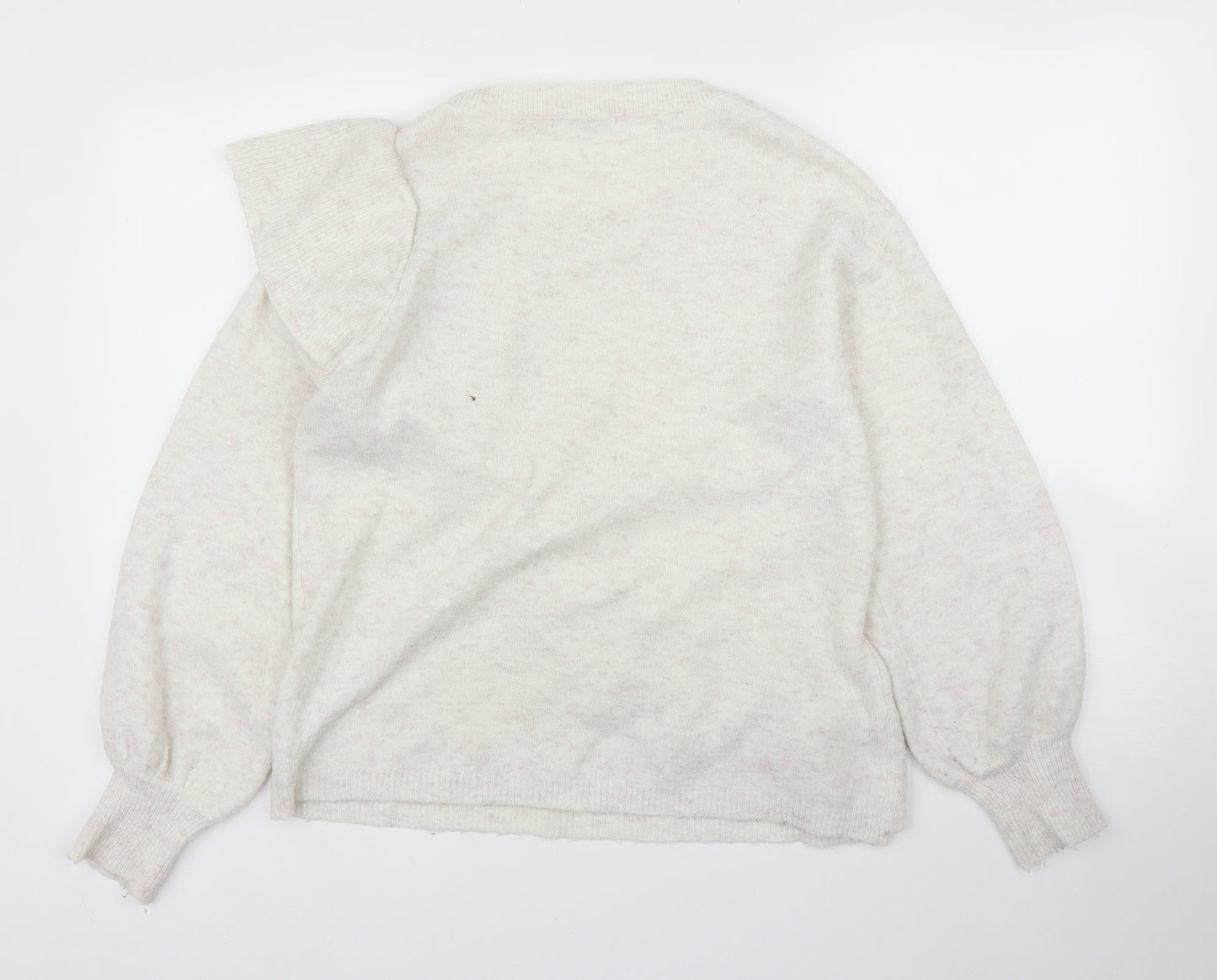 George Womens White   Pullover Jumper Size 14
