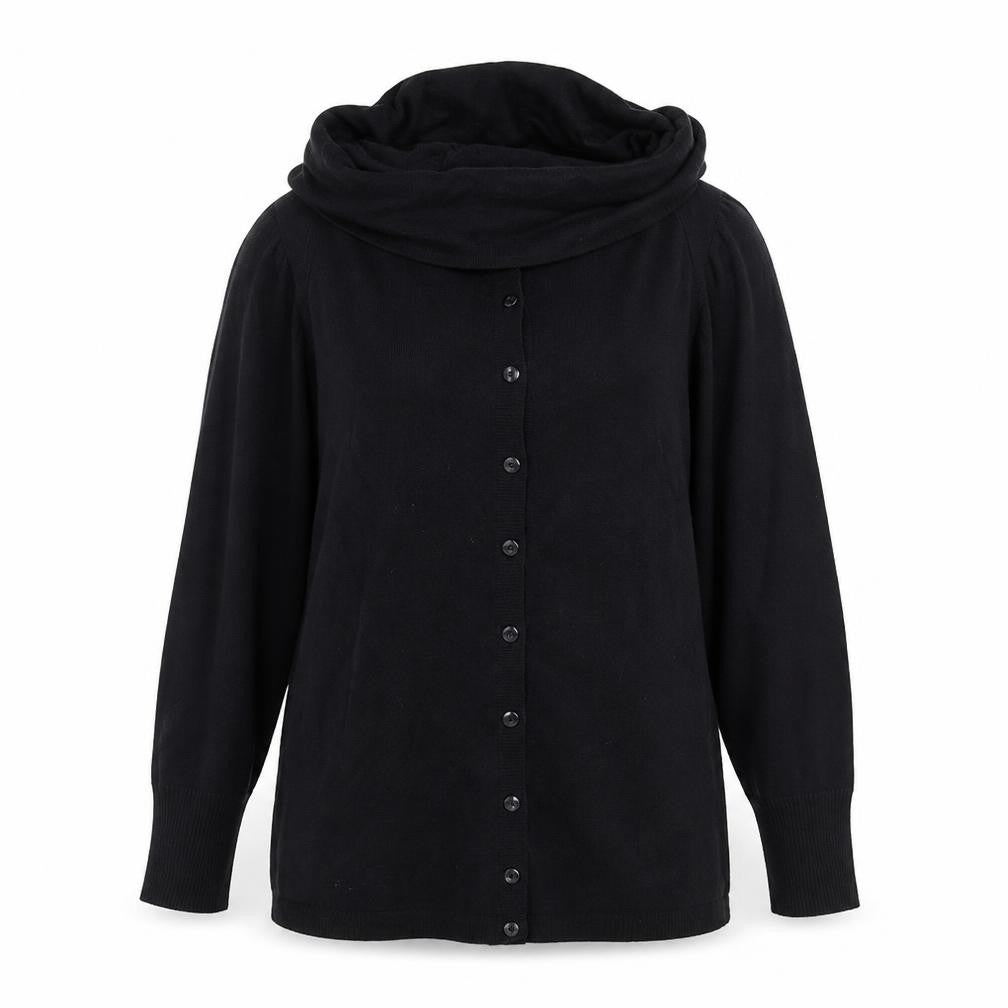 Preworn Womens Black   Cardigan Jumper Size M
