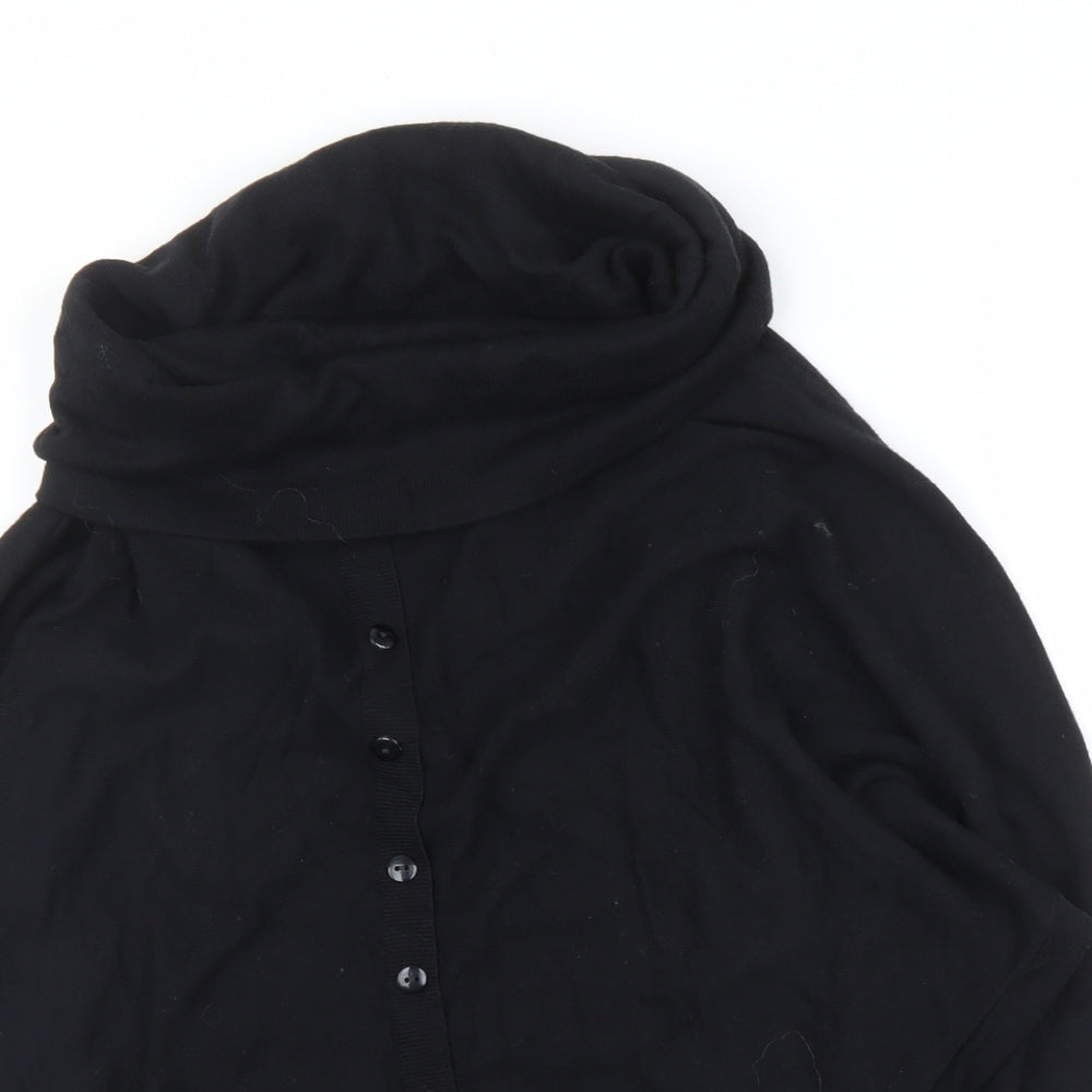 Preworn Womens Black   Cardigan Jumper Size M