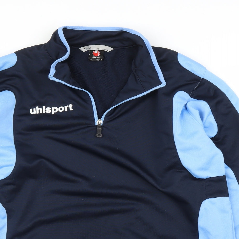 Uhlsport Mens Blue   Pullover Jumper Size L