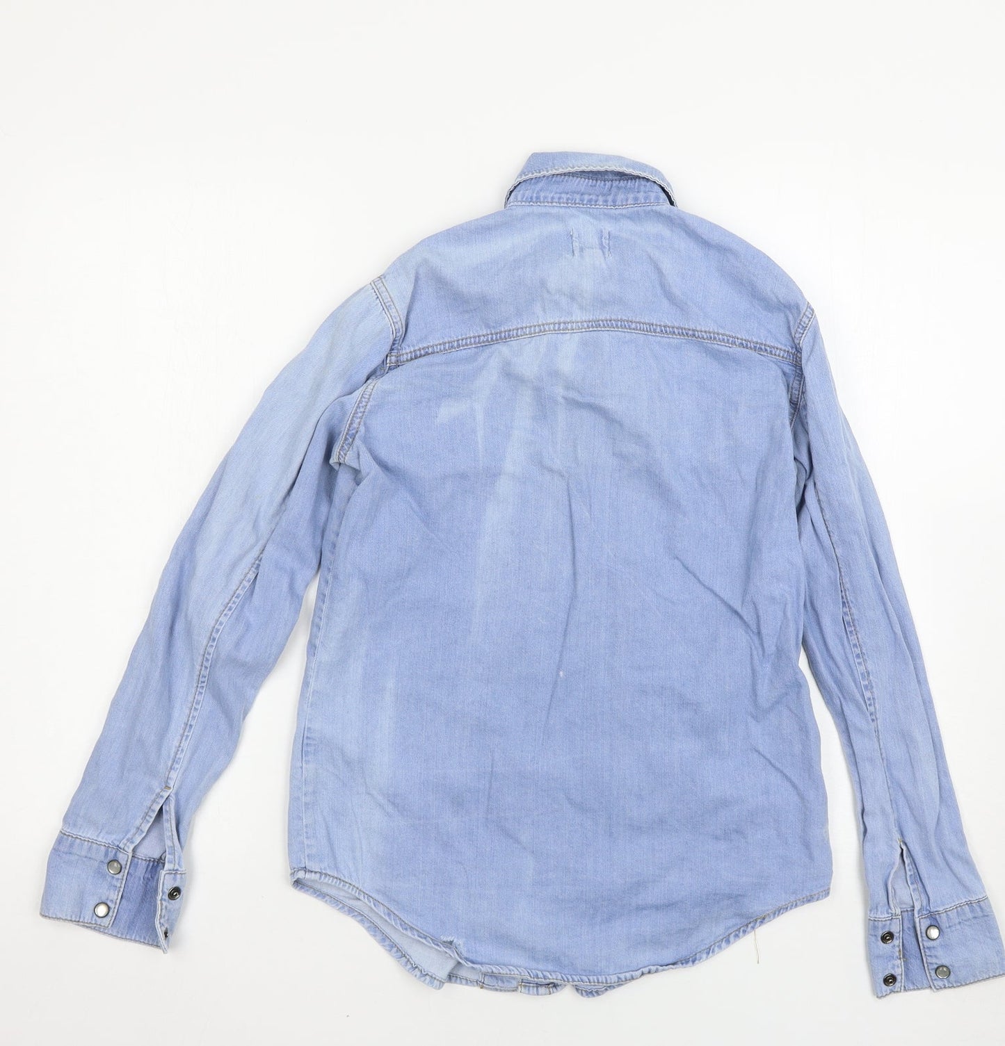 ASOS Womens Blue   Basic Button-Up Size 6