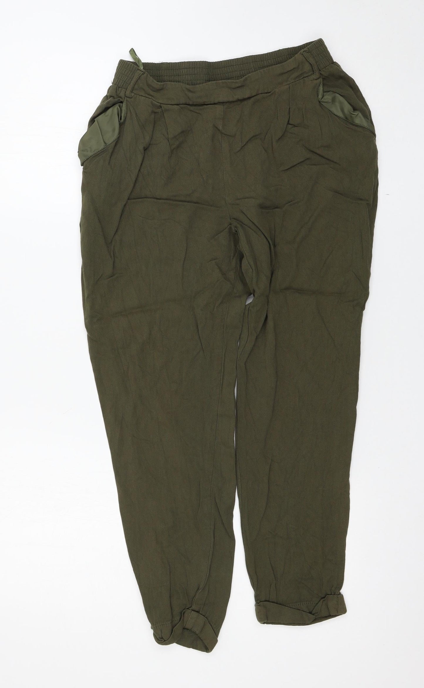 New Look Womens Green   Trousers  Size 10 L24 in