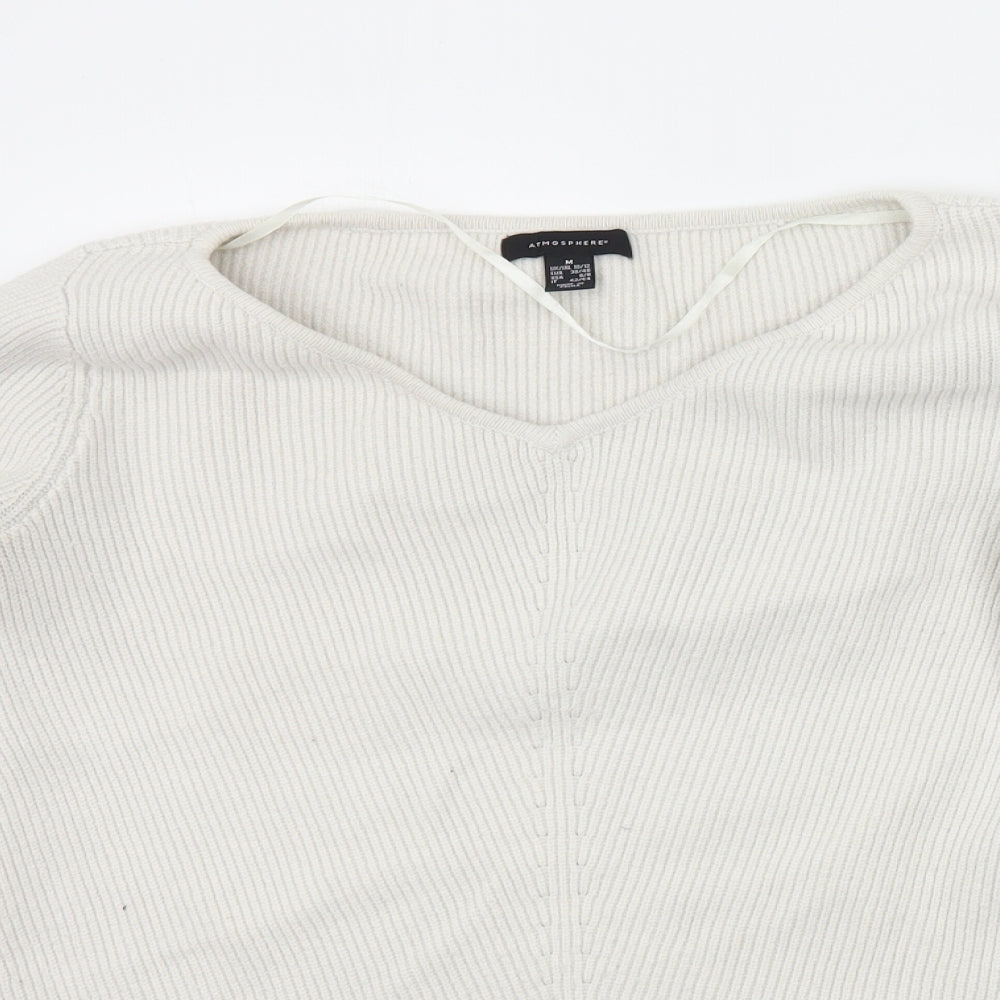 Atmsophere Womens Beige   Pullover Jumper Size M