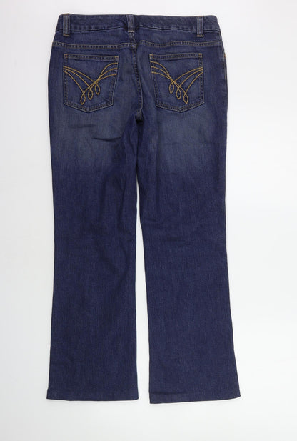 Preloved cherok Womens Blue   Straight Jeans Size 12 L28 in - Back