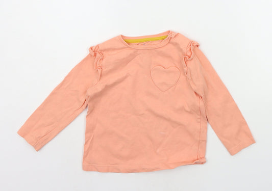 F&F Baby Orange   Basic T-Shirt Size 9-12 Months