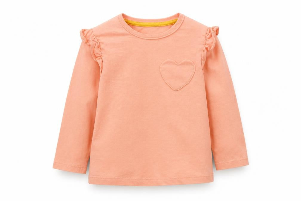 F&F Baby Orange   Basic T-Shirt Size 9-12 Months