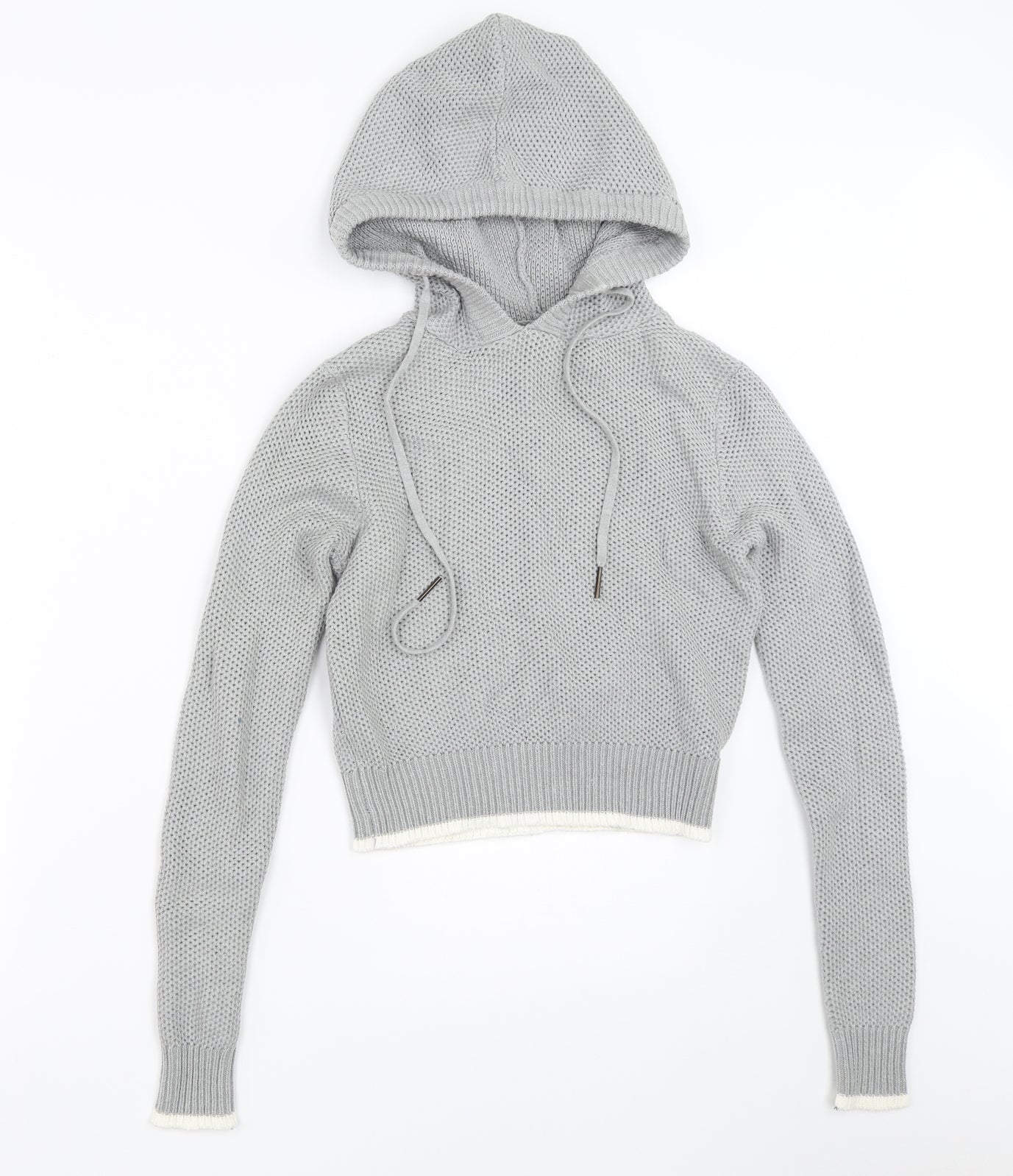 Select Womens Grey   Pullover Hoodie Size 6
