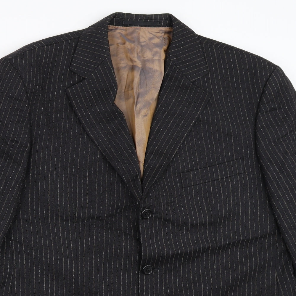 Bogart Mens Black   Jacket Blazer Size 40