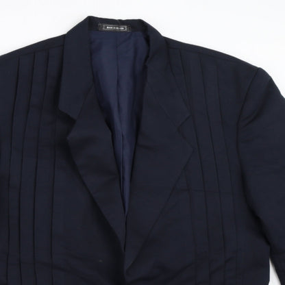 Preloved Elite Mens Blue   Jacket Blazer Size 40 - Detail