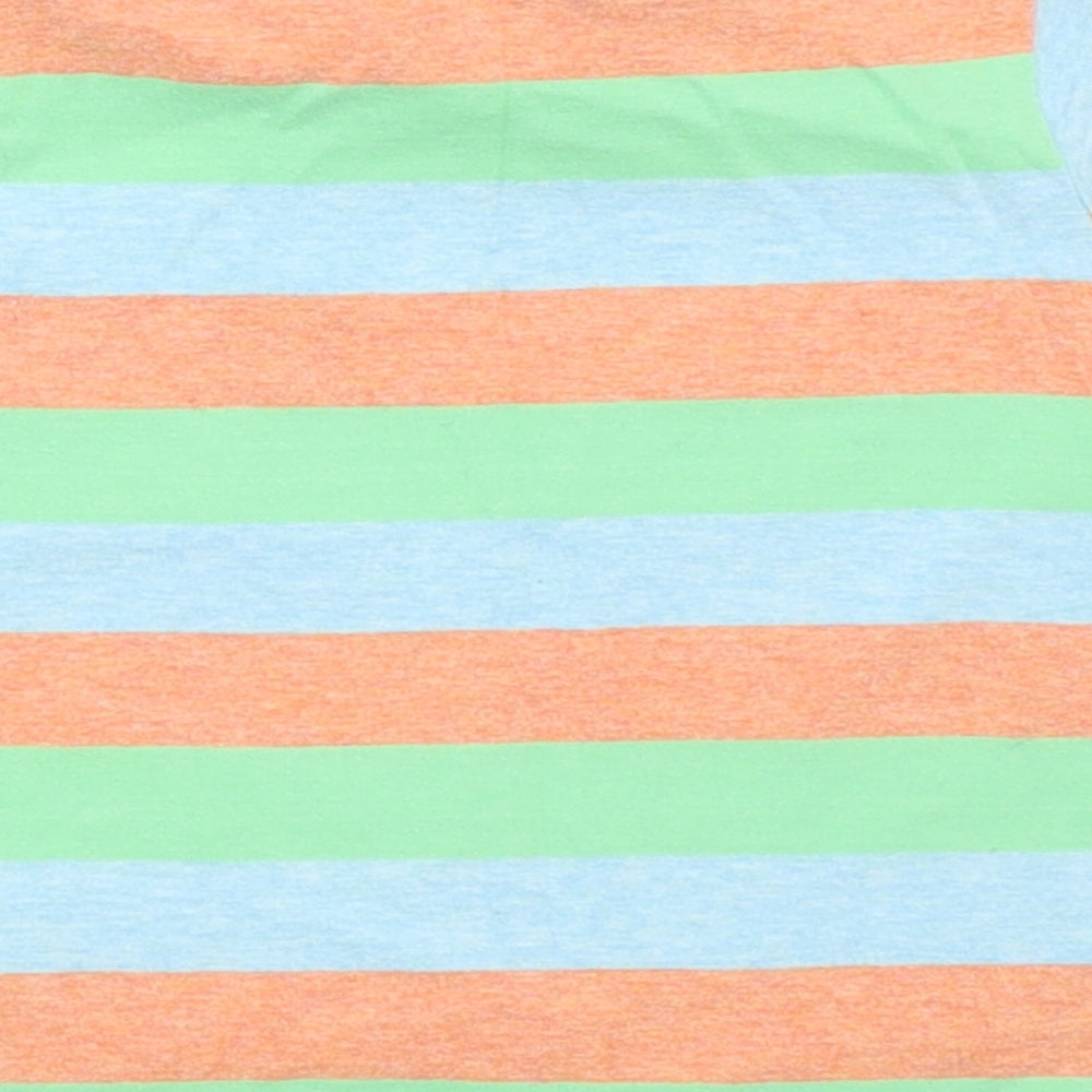 NEXT Boys Green Striped  Basic T-Shirt Size 3-6 Months