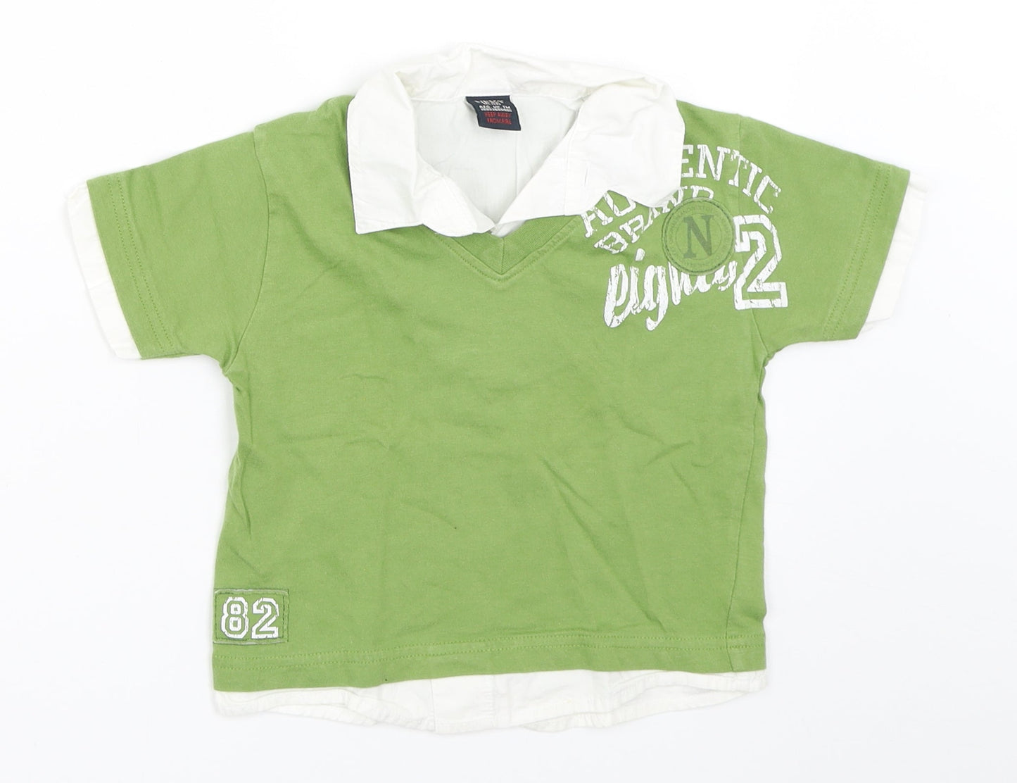 NEXT Boys Green   Basic T-Shirt Size 12-18 Months