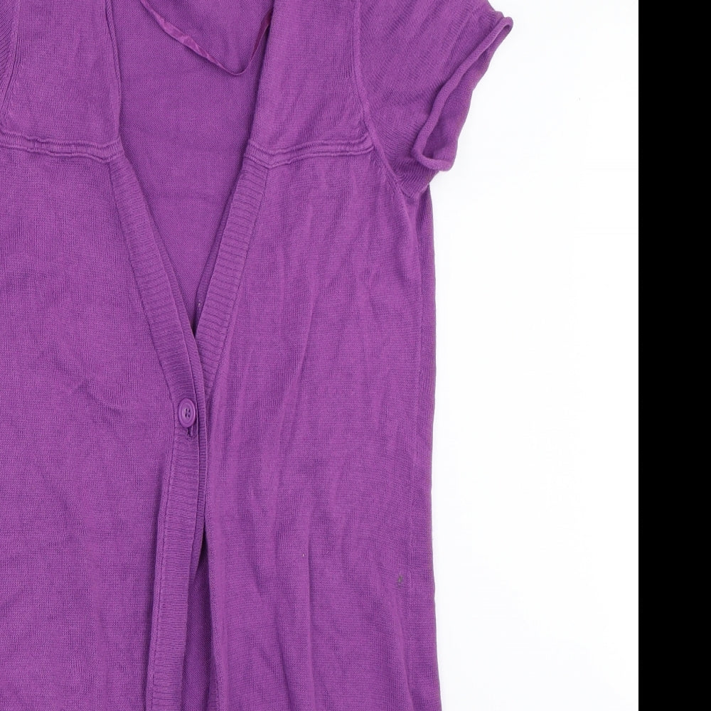 Sandwich Womens Purple   Cardigan Jumper Size S
