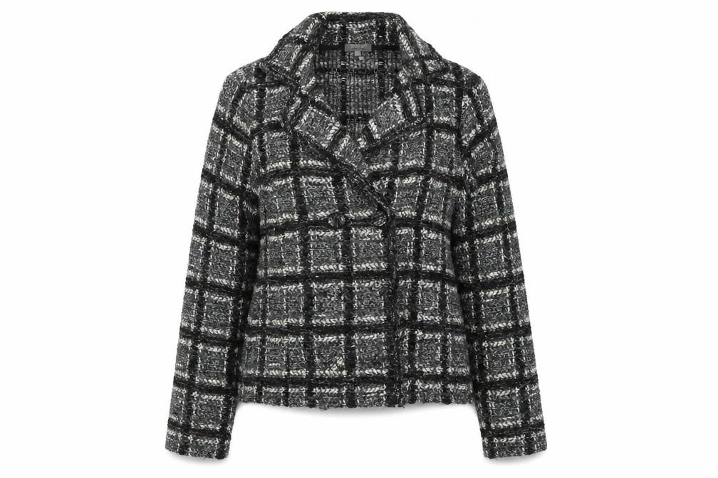 Per Una Womens Black   Pea Coat Jacket Size M