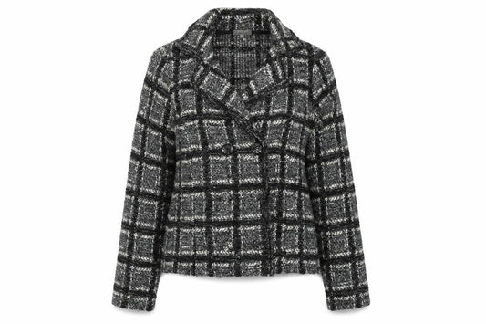 Per Una Womens Black   Pea Coat Jacket Size M