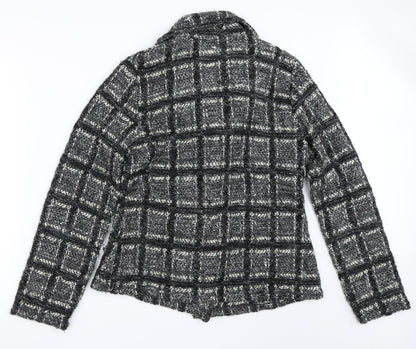 Per Una Womens Black   Pea Coat Jacket Size M
