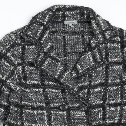 Per Una Womens Black   Pea Coat Jacket Size M