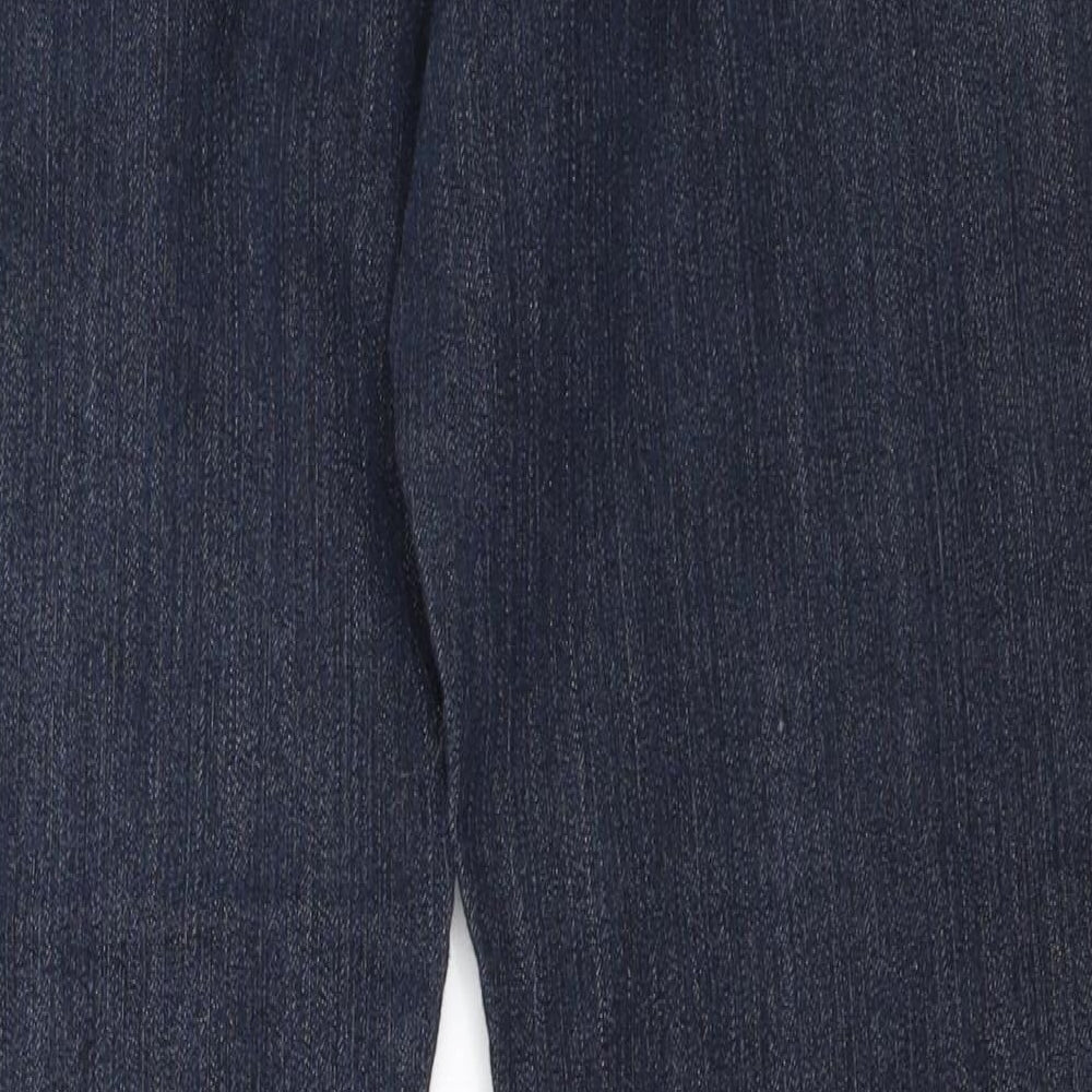 M2B Womens Blue  Denim Straight Jeans Size 10 L27 in