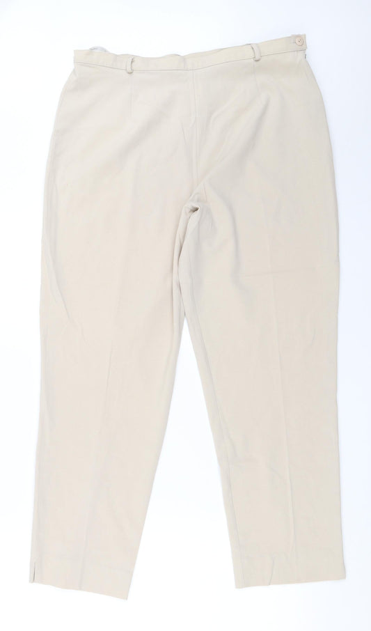 Berkertex Womens Beige   Trousers  Size 16 L27 in