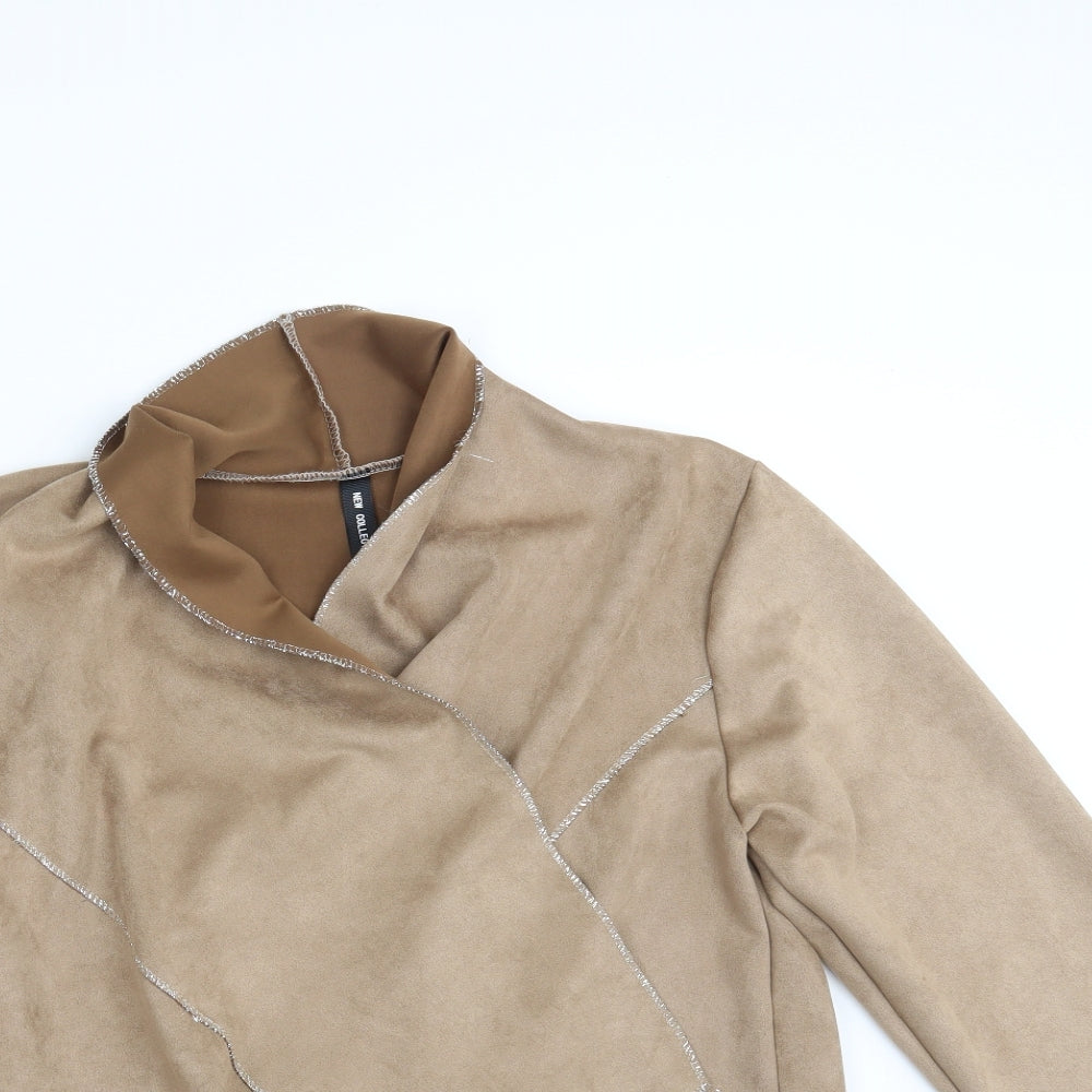 New Collection Womens Brown   Wrap Jumper One Size