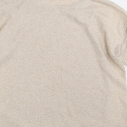 Jeff & Co Womens Beige   Pullover Sweatshirt Size 14