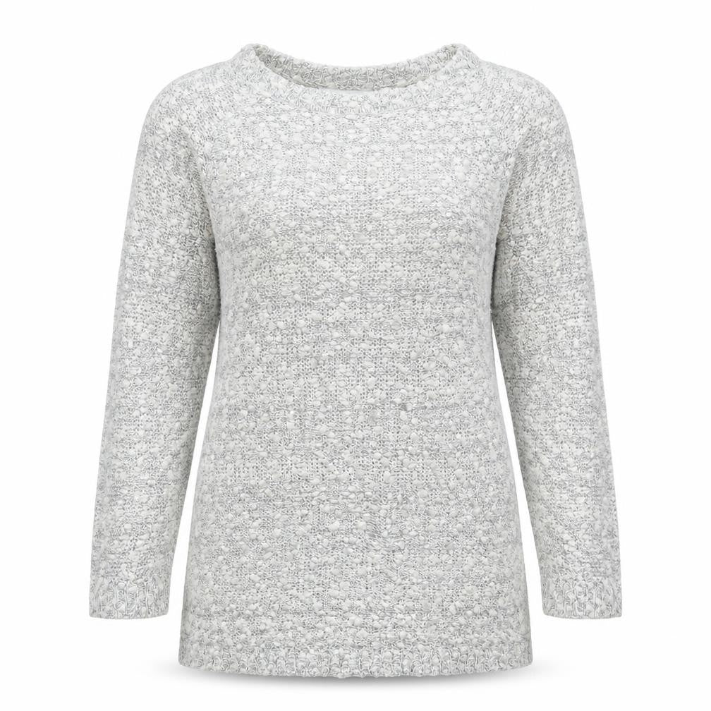 New Look Womens Grey  Knit Pullover Jumper Size 8