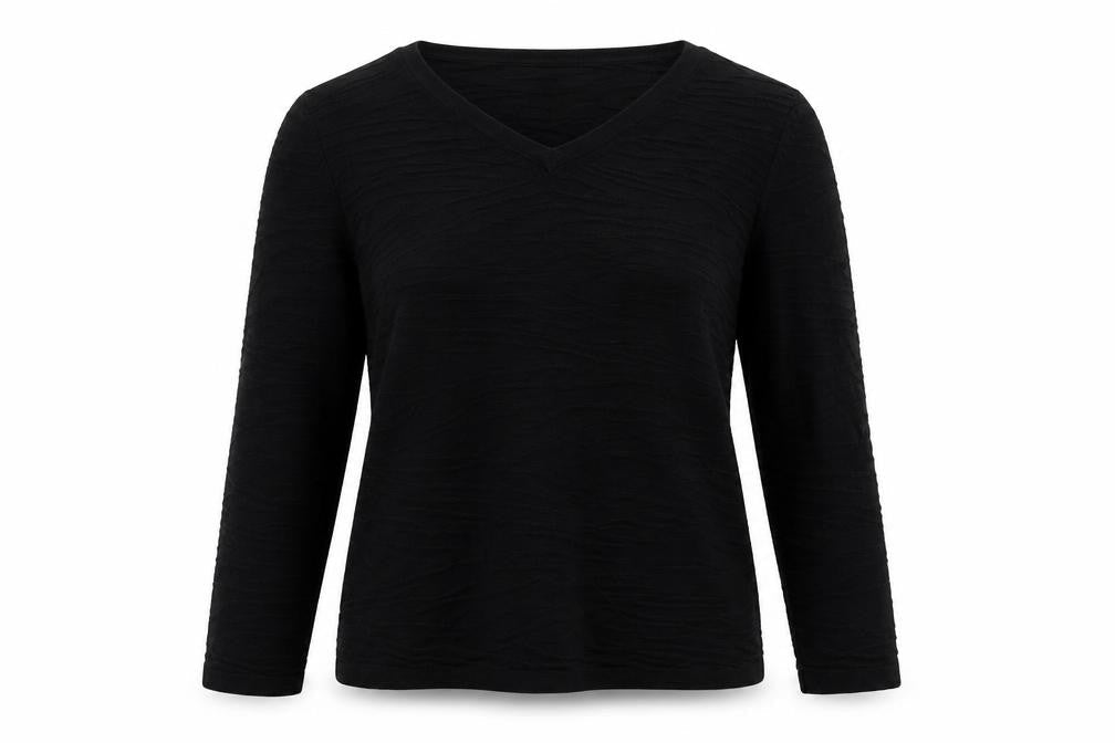 E P Pro Womens Black  Rayon Pullover Jumper Size S
