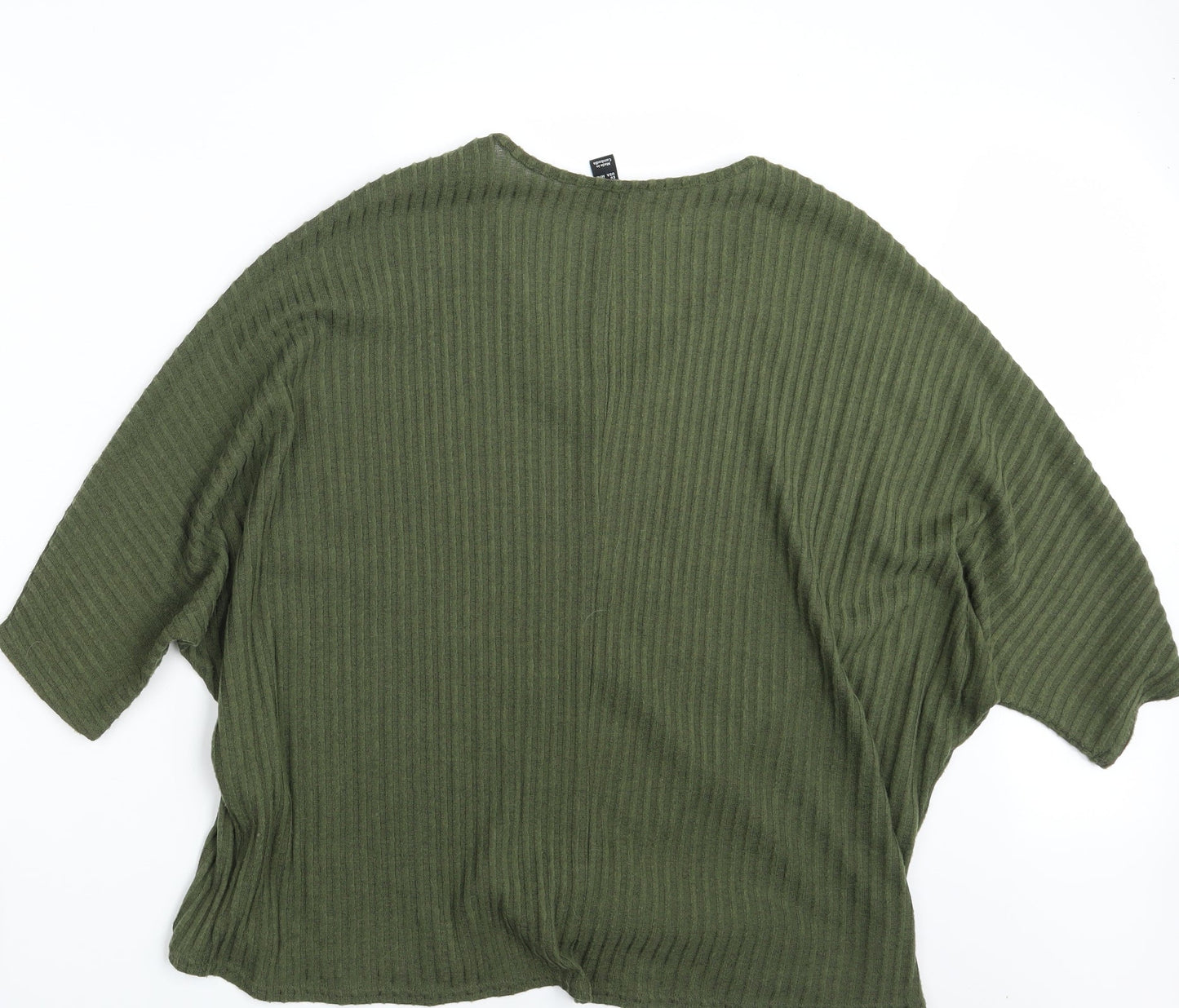 New Look Womens Green   Pullover Sweatshirt Size M