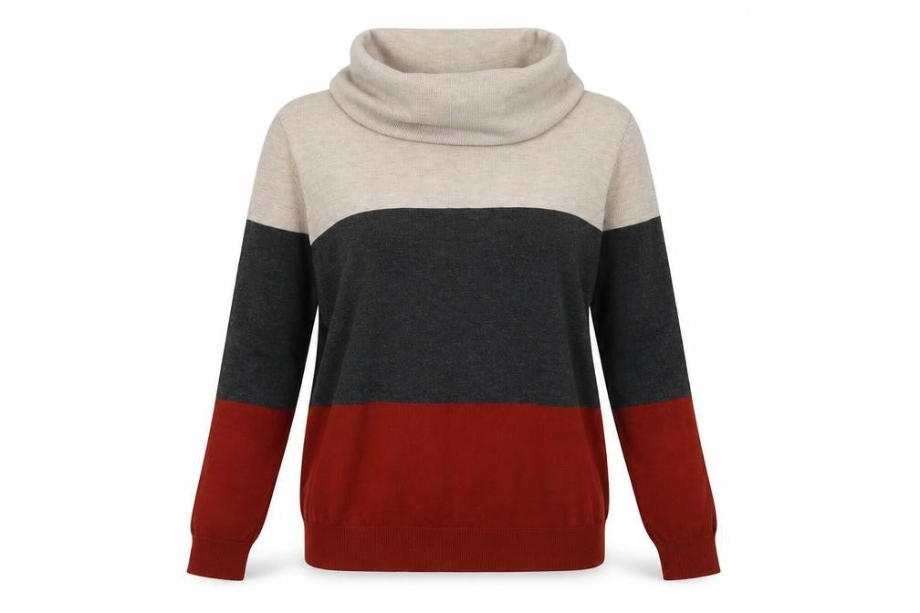 Debenhams Womens Red Striped  Pullover Sweatshirt Size 10
