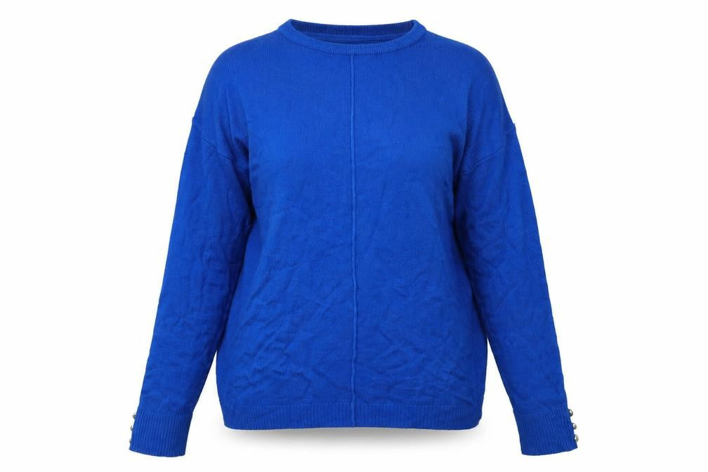 pep&co Womens Blue   Pullover Sweatshirt Size 8