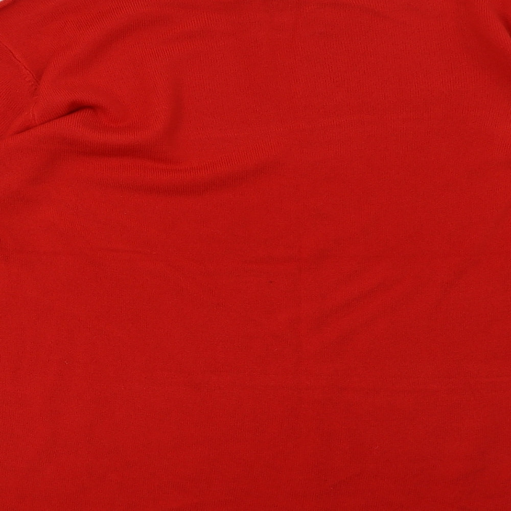 Primark Womens Red   Pullover Sweatshirt Size M