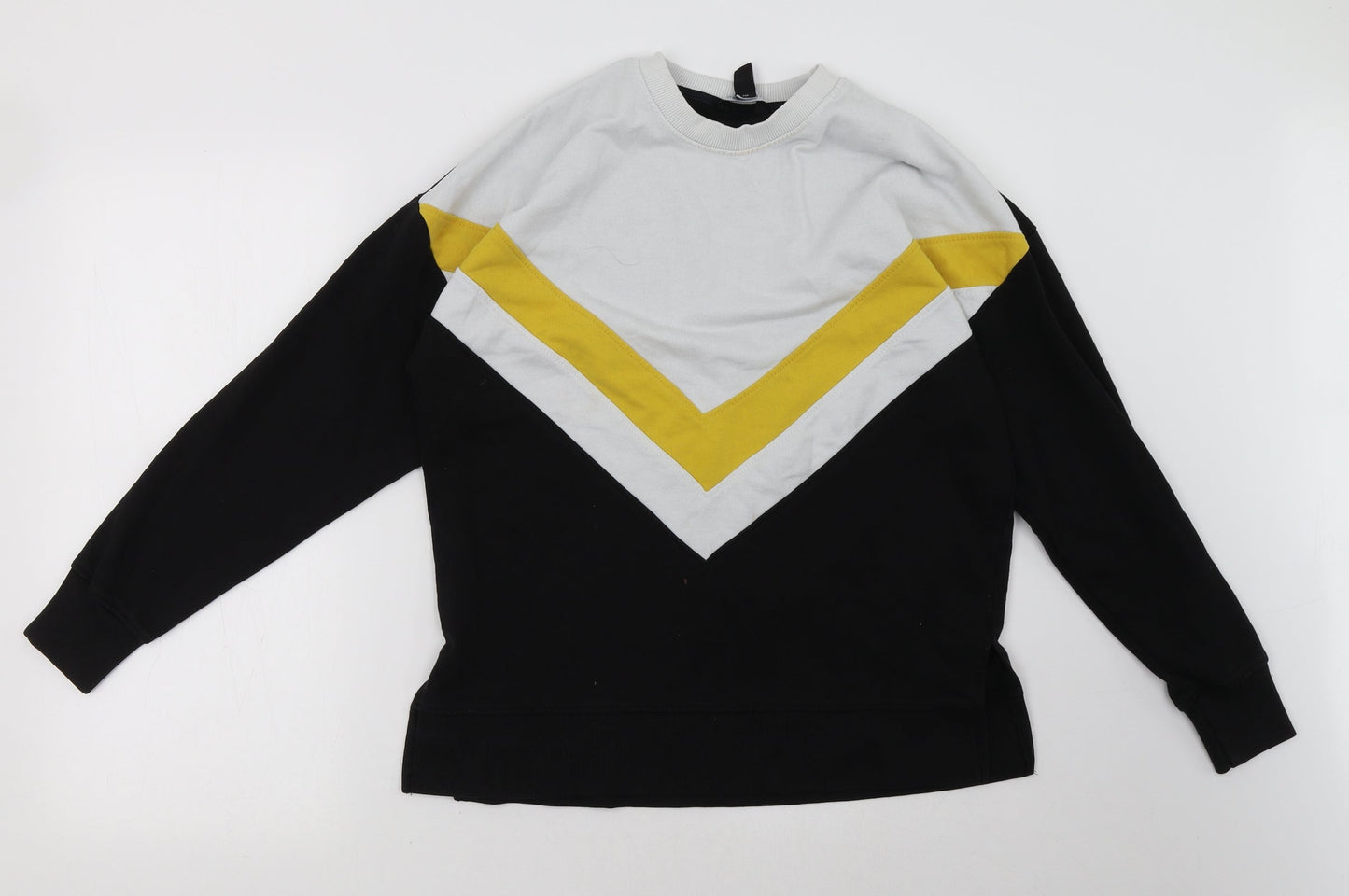New Look Womens Black   Pullover Sweatshirt Size 8