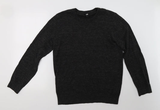 H&M Mens Grey   Pullover Sweatshirt Size M